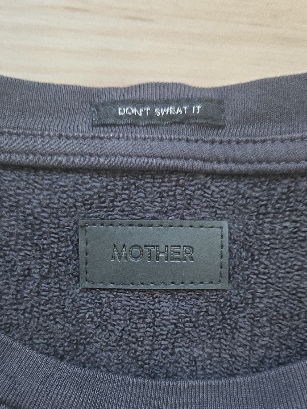 MOTHER Women’s The Drop Square Graphic Crewneck Sweatshirt, Size Small - Picture 3 of 5